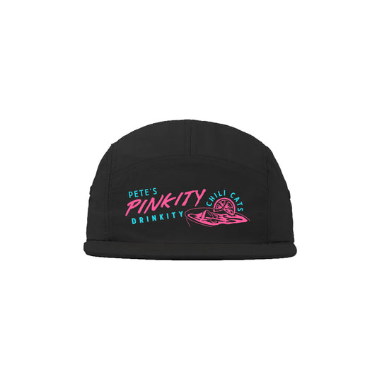 Pete's Pinkity Drinkity Chili Cats Packable Camper hat
