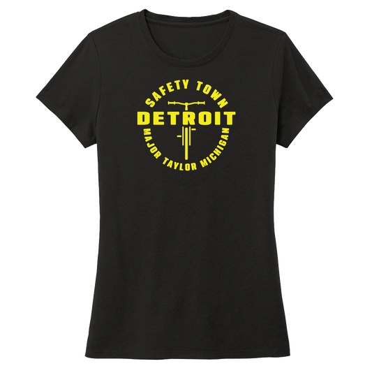 Safety Town Detroit Feminine Fit Triblend Tee