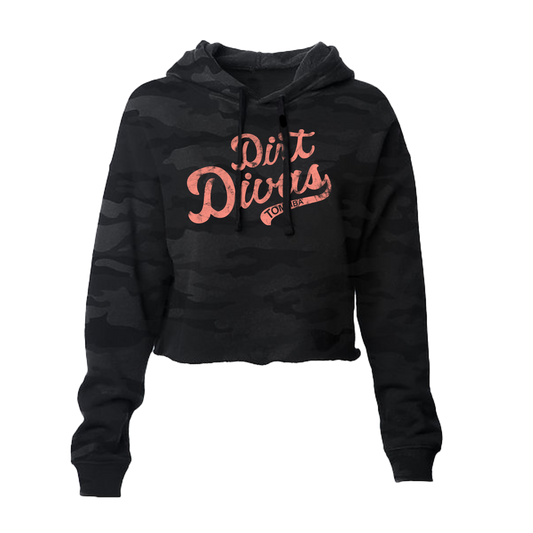 Dirt Divas crop hoodie