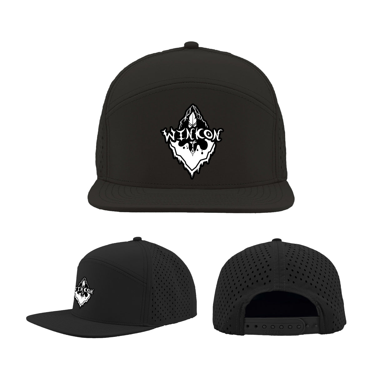 Winkon Logo 7-panel Snapback Hat