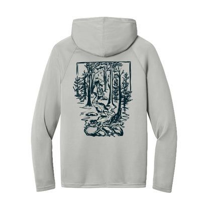 Send It, hooded performance tee