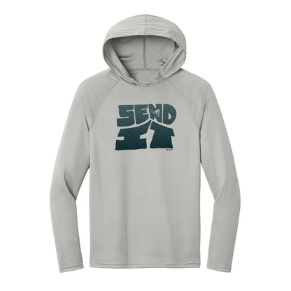 Send It, hooded performance tee