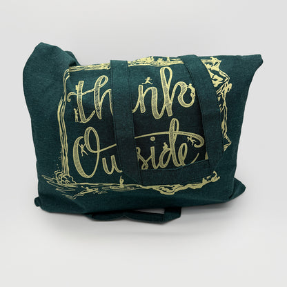 Think Outside Recycled Tote Bag
