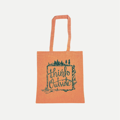 Think Outside Recycled Tote Bag