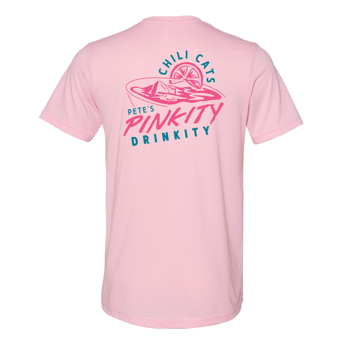 Pete's Pinkity Drinkity Chili Cats unisex tee