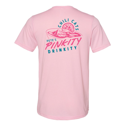 Pete's Pinkity Drinkity Chili Cats unisex tee