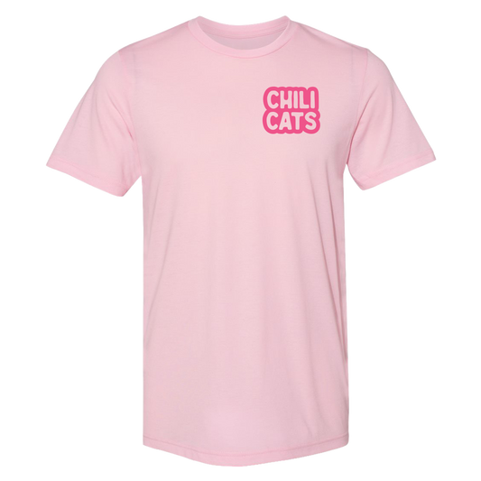 Pete's Pinkity Drinkity Chili Cats unisex tee