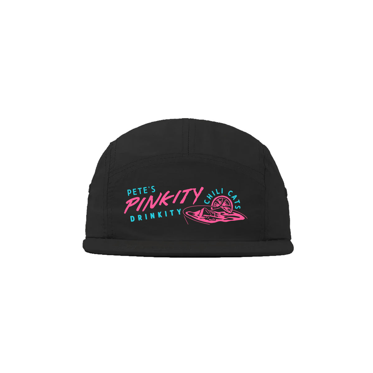 Pete's Pinkity Drinkity Chili Cats Packable Camper hat