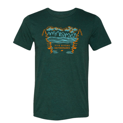 Five Rivers MetroParks Illustrated Tee