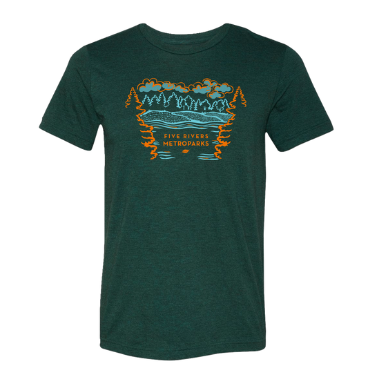 Five Rivers MetroParks Illustrated Tee