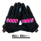 Reverse Tie-Dye Full Finger Gloves