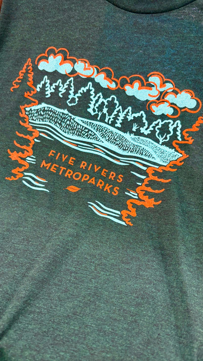 Five Rivers MetroParks Illustrated Tee