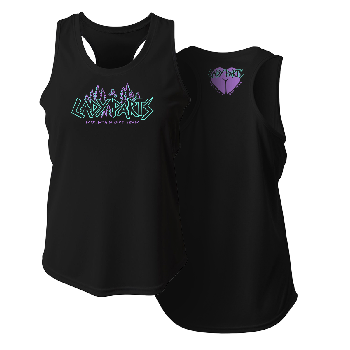 Lady Parts MTB Team performance tank