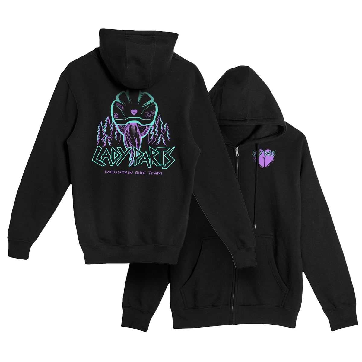 Lady Parts Zip Hoodie