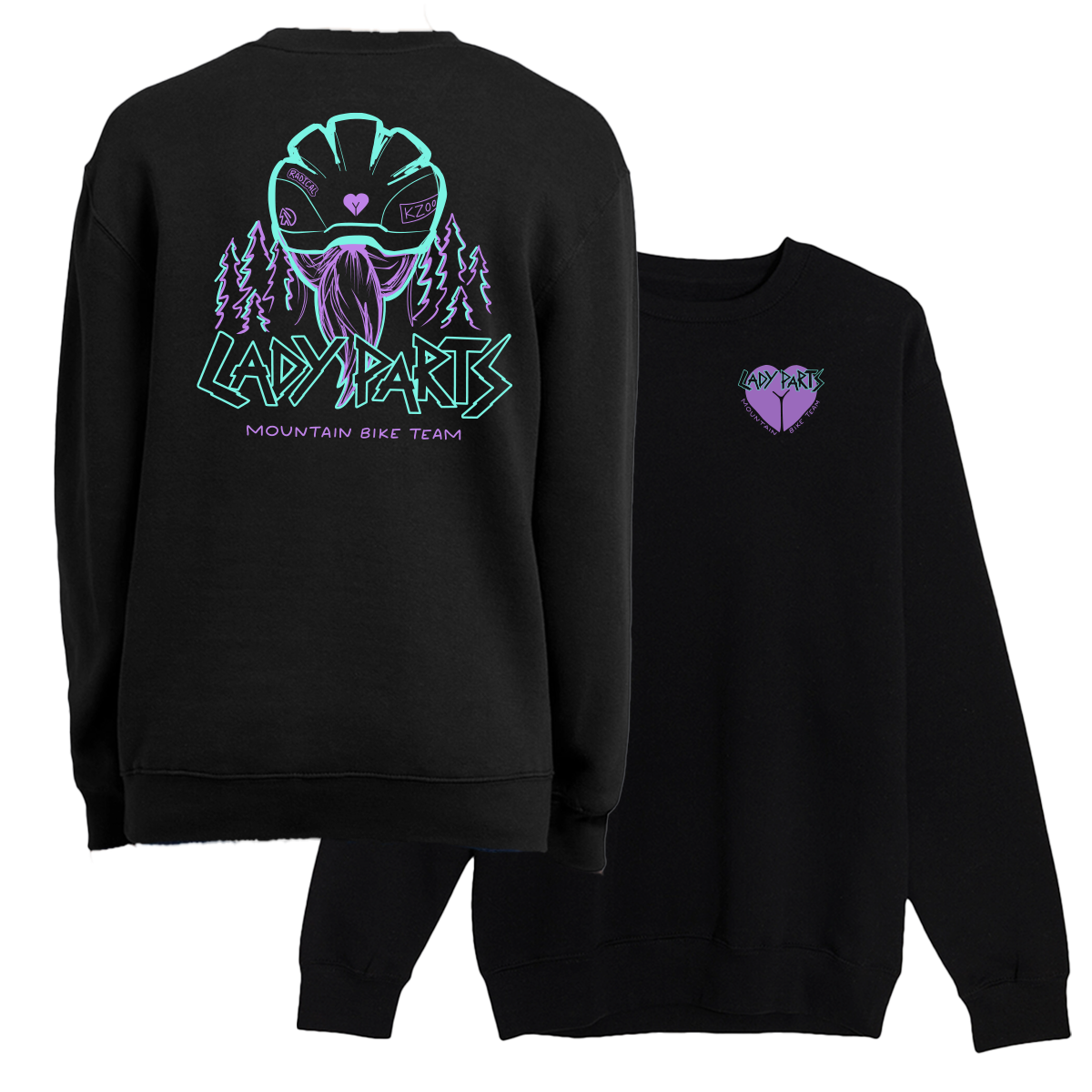 Lady Parts MTB Team crew pullover