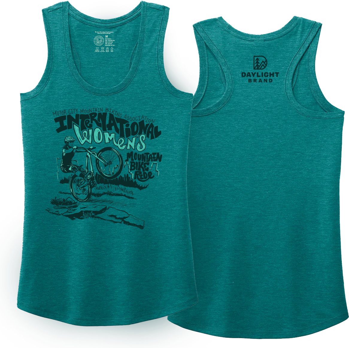 MCMBA International Women's Mountain Bike Ride - Racerback Tank