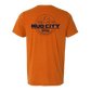 Adult Mud City Racing Tee (solid orange)