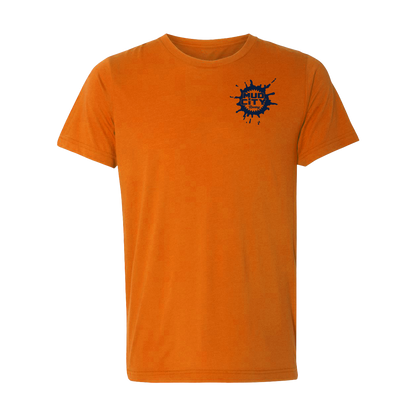 Adult Mud City Racing Tee (solid orange)