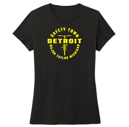 Safety Town Detroit Feminine Fit Triblend Tee