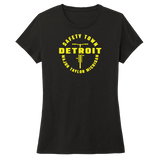 Safety Town Detroit Feminine Fit Triblend Tee