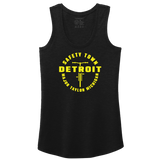 Safety Town Detroit Feminine Fit Triblend Racerback Tank