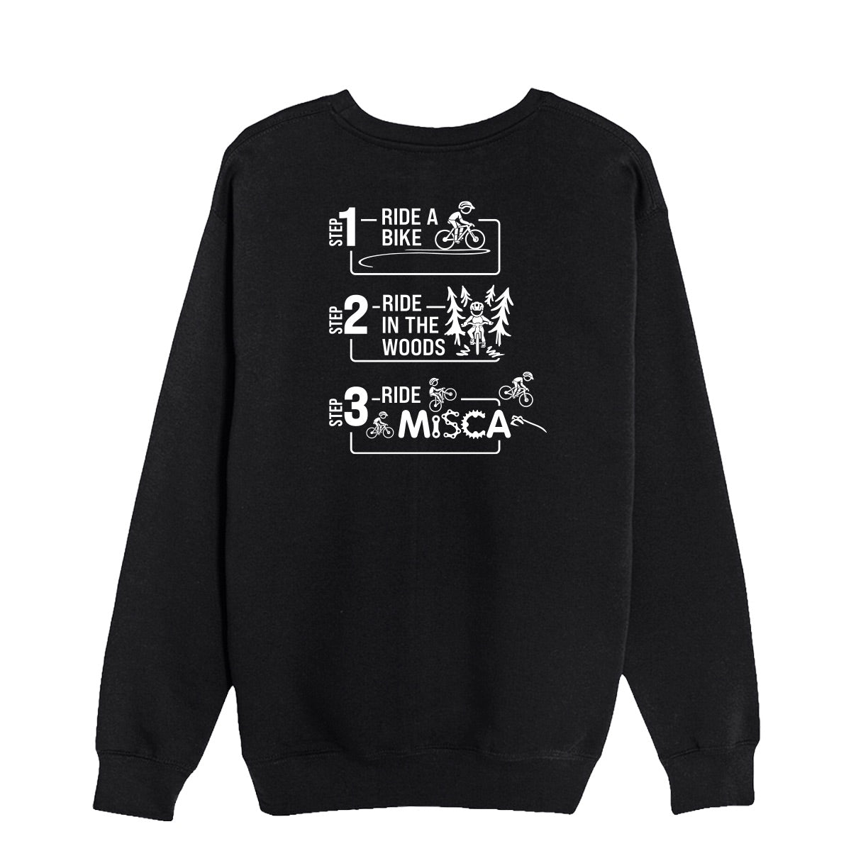 MiSCA 3 Steps Premium Crewneck Sweatshirt