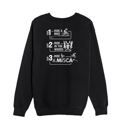 MiSCA 3 Steps Premium Crewneck Sweatshirt