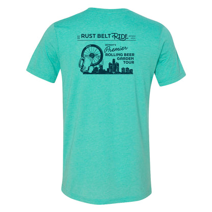 Rust Belt Ride 2026 Tee - seagreen