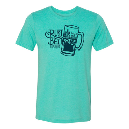 Rust Belt Ride 2026 Tee - seagreen