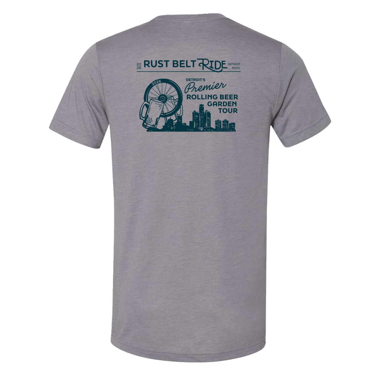 Rust Belt Ride 2026 Tee - storm gray