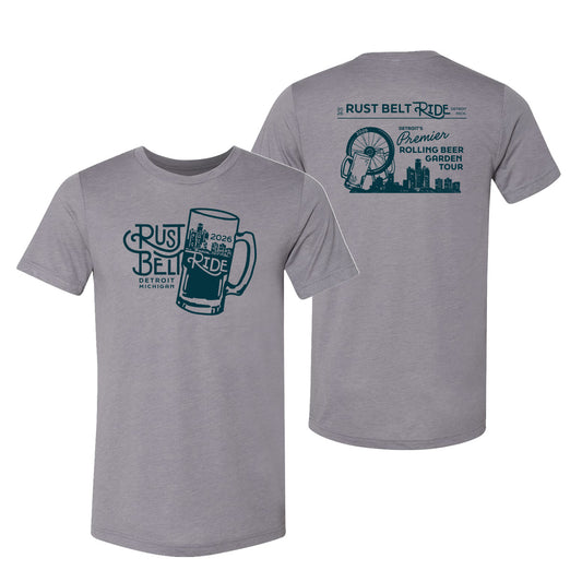 Rust Belt Ride 2026 Tee - storm gray