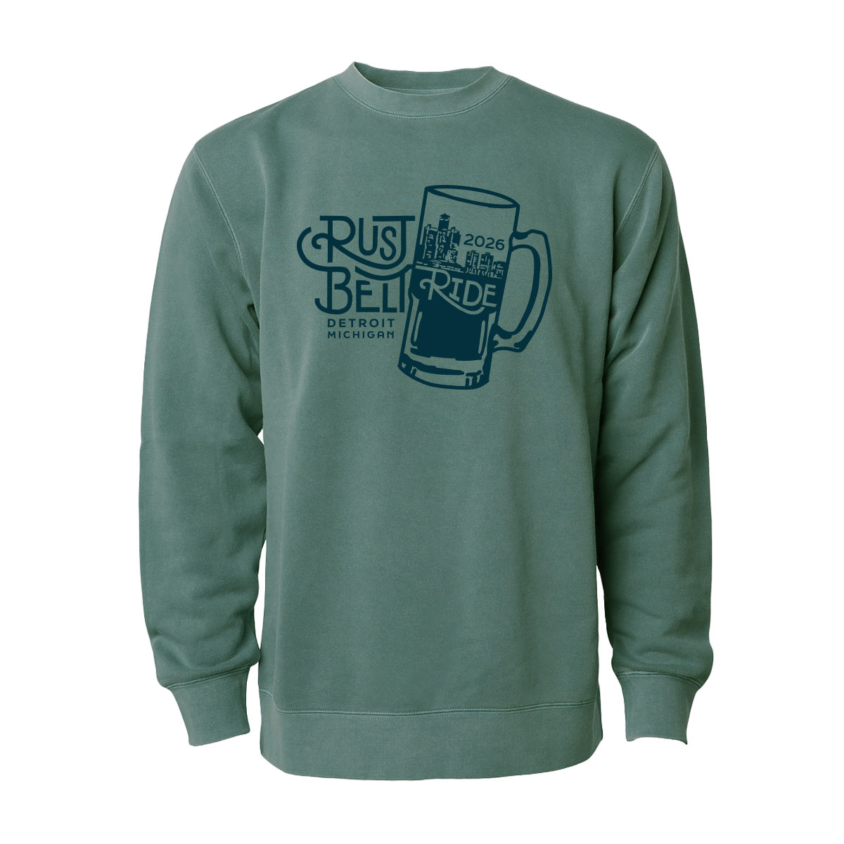 Rust Belt Ride 2026 fleece - alpine