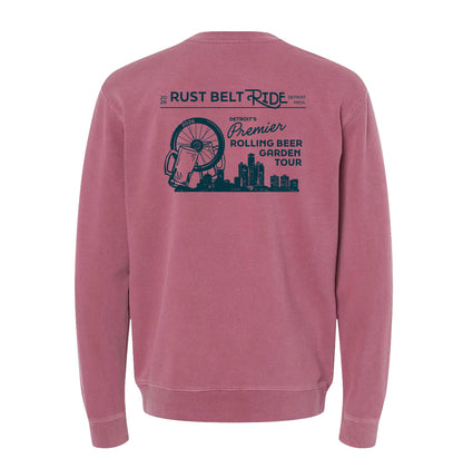 Rust Belt Ride 2026 fleece - berry wine