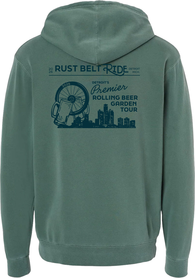 Rust Belt Ride 2026 fleece - alpine