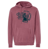 Rust Belt Ride 2026 fleece - berry wine