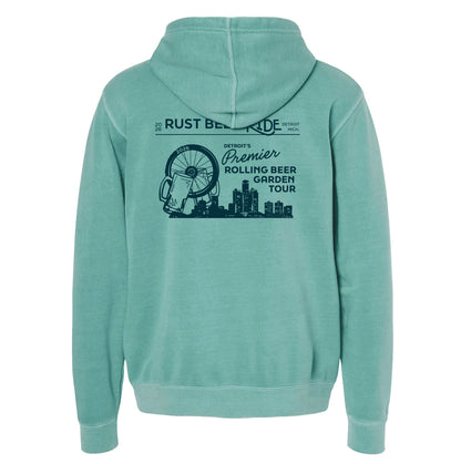 Rust Belt Ride 2026 fleece - seafoam