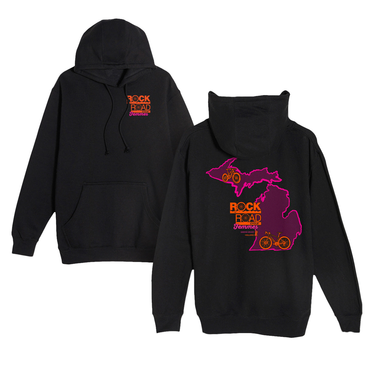 RnR Cycle Femmes, Heavy-weight Hooded Pullover