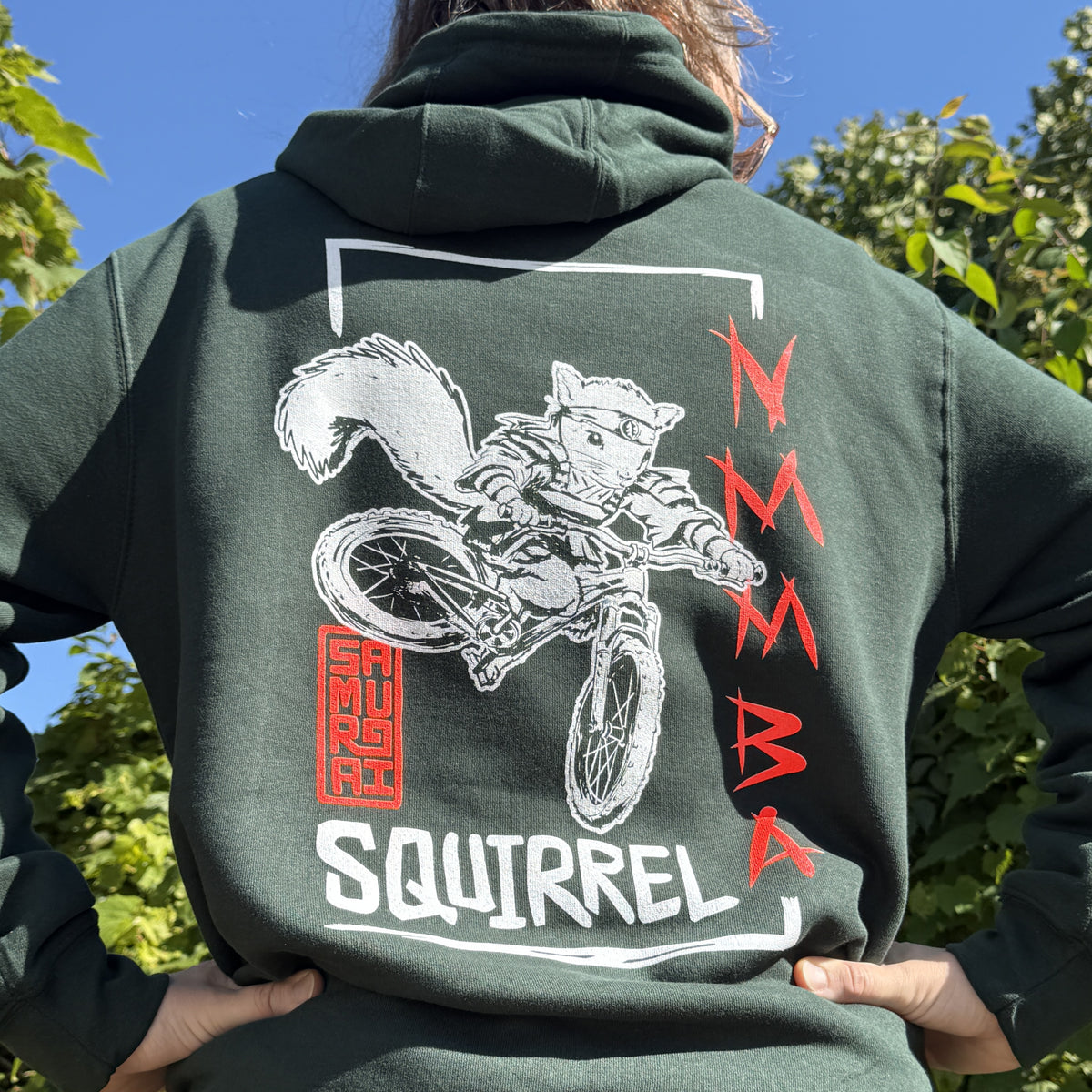 Samurai Squirrel Premium Hoodie