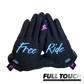 Free Ride Tie-Dye Indigo Gloves